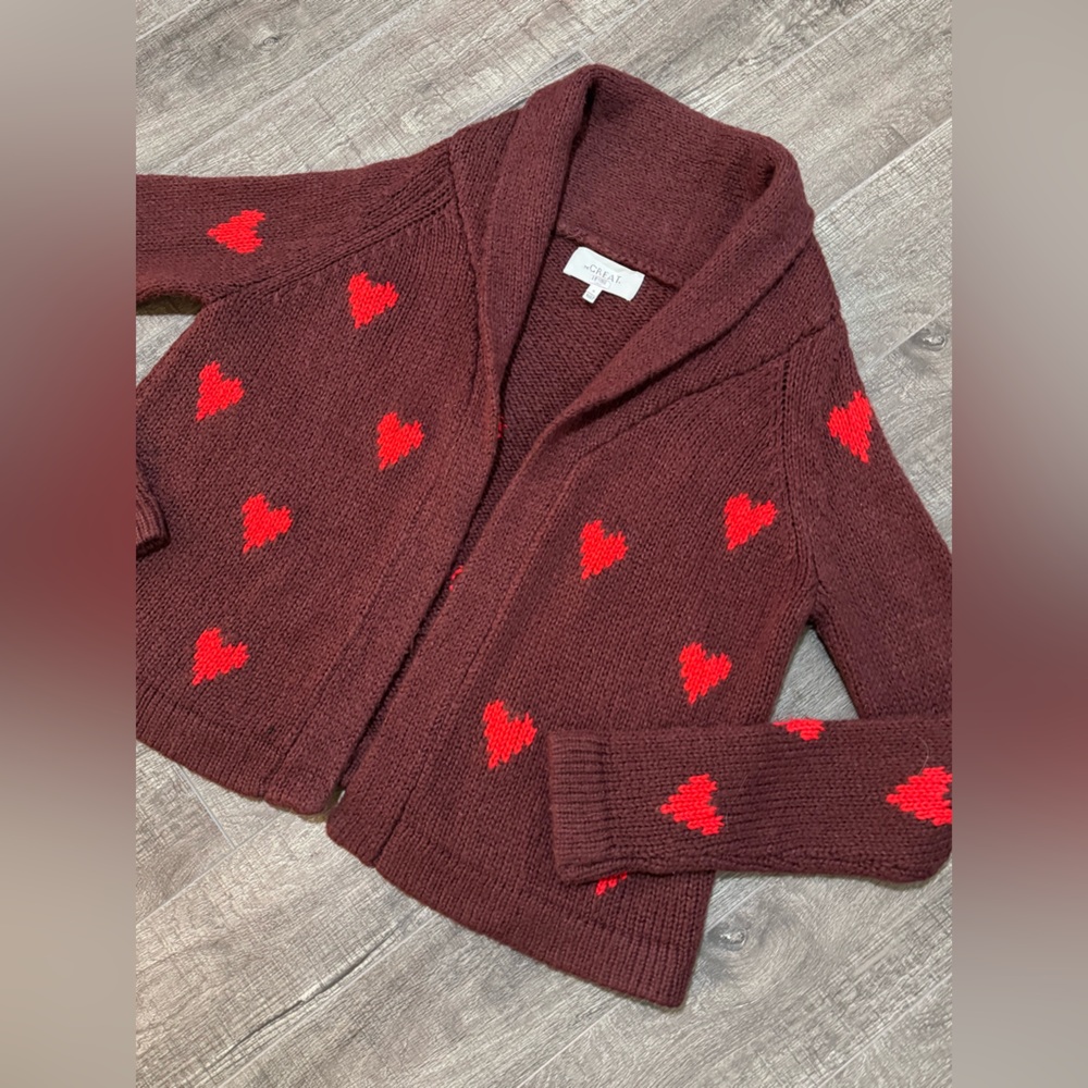The Great Lodge Sweater - Hearts - size 0 ( XS ) - Picture 3 of 9